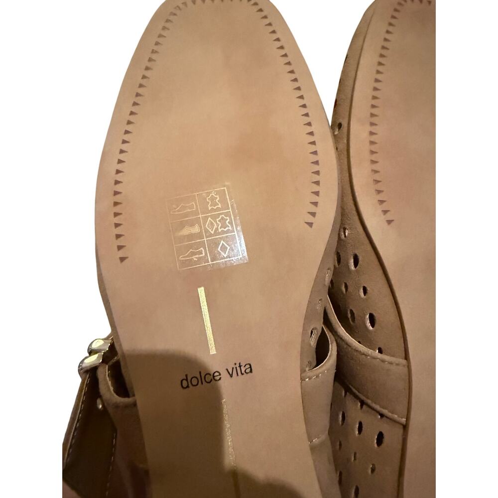 NWT Dolce Vita Mikel Perforated Buckle Mary Jane Flats Women’s Sz. 8.5 - Picture 8 of 8